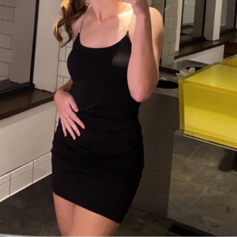 Love Tree Black Mini Dress